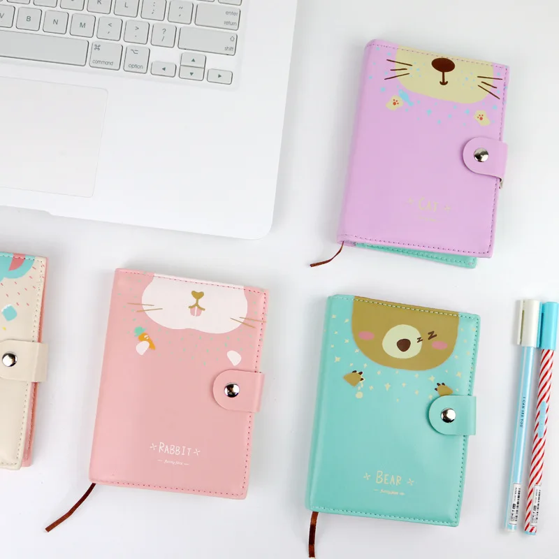 Студенческий оригинальный милый мультяшный блокнот ручная книга маленькие