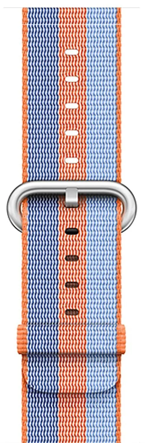 Новый ремешок для apple watch 1 2 3 4 тканый нейлоновый с цветной классической пряжкой