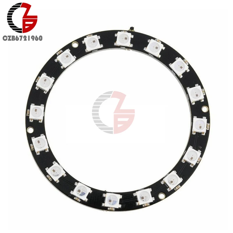 Светодиодный RGB Ring 16 бит WS2812 5050 светодиодный + интегрированная плата разработки