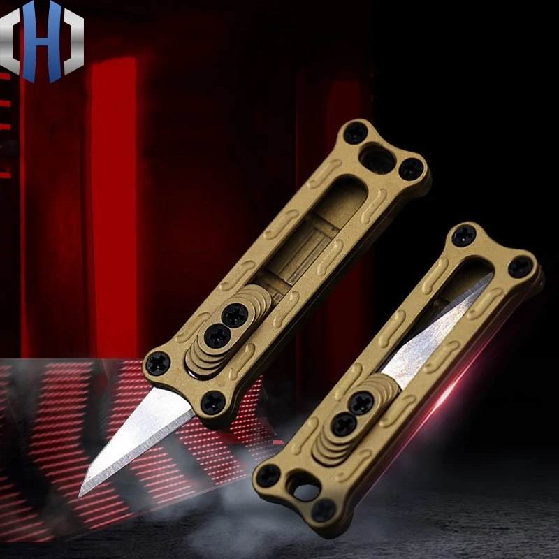 

Mini Utility Knife Paper Knife Portable Can Be Hanging Key Ring Pocket Knife Demolition EDC Knife