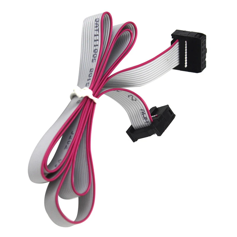 10Pin 60 см 12864 LCD 2004 Удлинительный кабель MKS Ramps для Prusa RepRap Anet i3 FT5 3D 10pin плоский