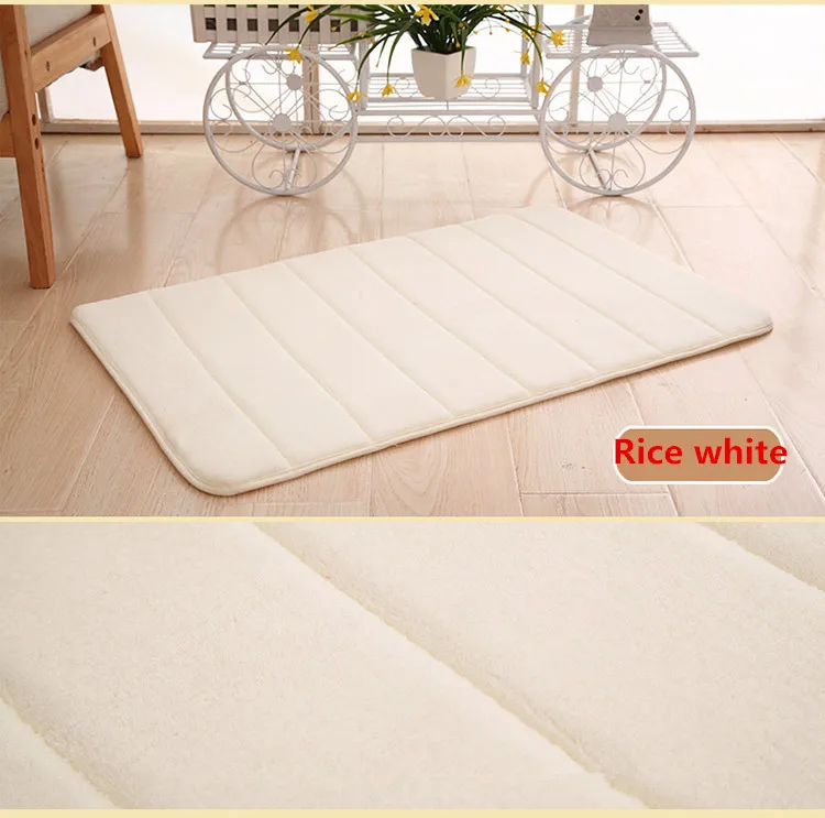Memory Foam коврики для ванной коврик в полоску комнаты на нескользящей подошве
