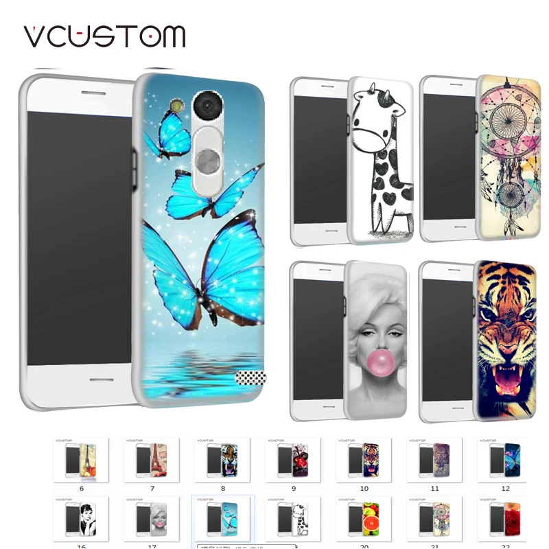 Vcustom Роза собака Sky Тигр Кулл Мультфильм Эйфелева башня белый жесткий Чехлы для LG