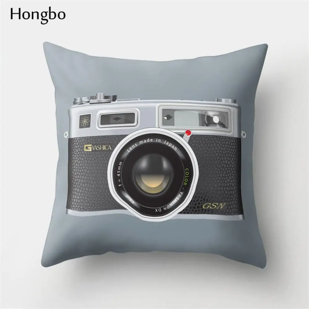 6 Hongbo 1 шт., винтажная Подушка камера, Ретро стиль, домашний декор, декоративная подушка, чехол, диванные подушки, чехлы - Цвет: 6