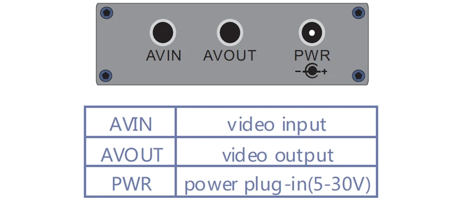 1CH Мини DVR CVBS Запись 1 канал CCTV монитор Поддержка нескольких режимов записи SD карта Запись DVR Черный