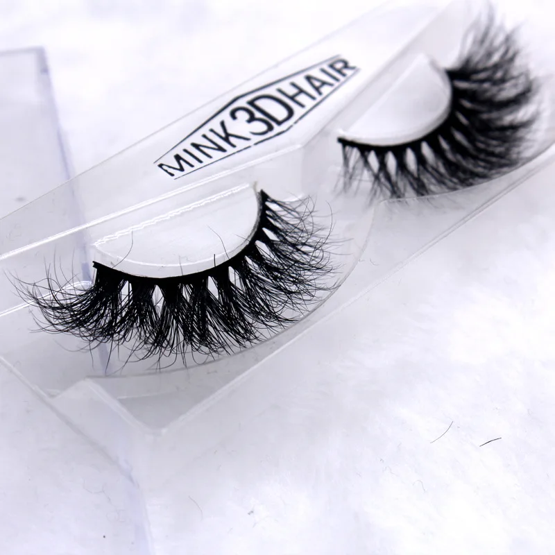 L023 3D mink hair Thick Long False Eyelashes Natural Fake Eye Lashes Professional Makeup Crossing Full Strip Wispy | Красота и