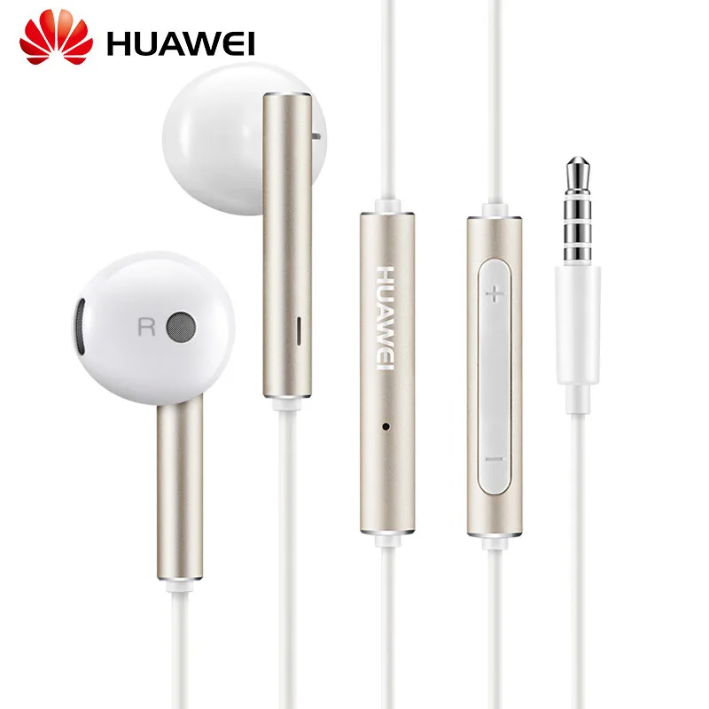 Наушники Huawei AM116 с микрофоном и регулировкой громкости металлическая гарнитура