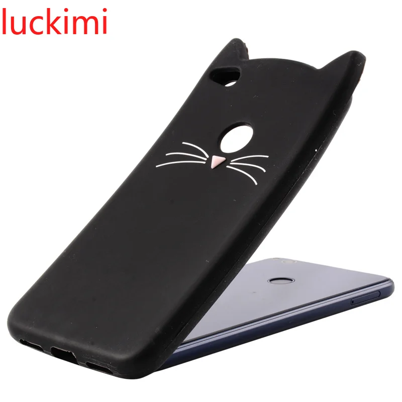 Силиконовый чехол для Huawei P8 2017 P9 Lite 2016 honor 8 lite с изображением кота бороды |
