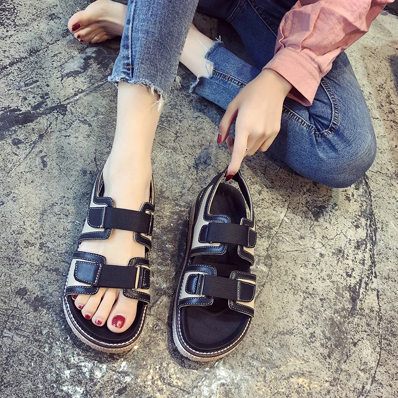 2018 Summer Sandals Women footwear Open Toe Platform Gladiator Casual Shoes High quality fashion student shoes | Обувь