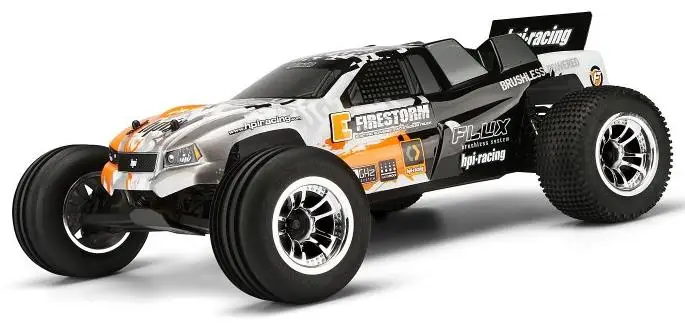Оригинальный HPI 1/10 гоночный грузовик короткий курс автомобиль серебристый