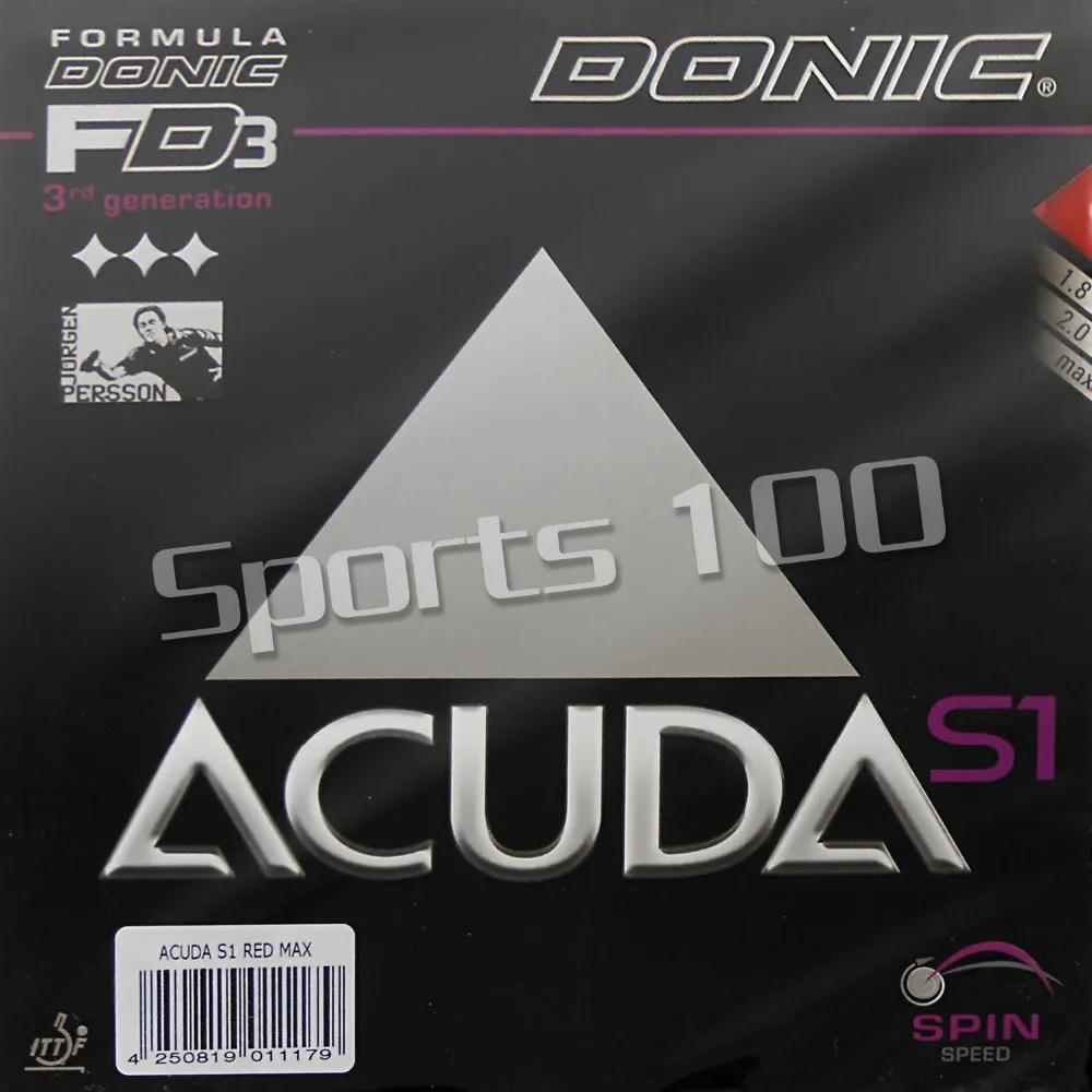 

2Pieces Donic ACUDA S1 S 1 S-1 12081# Pimples in Table Tennis PingPong Rubber With Sponge 2015 The new listing max