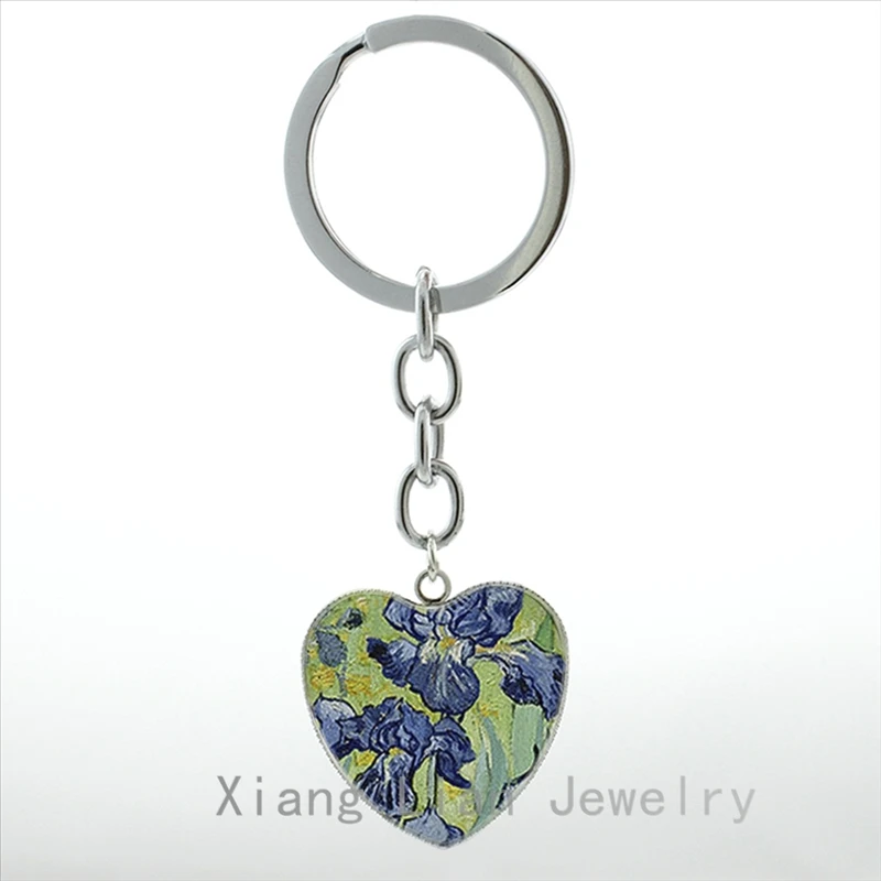 Известного художника Винсента Ван Гога Подсолнухи Картина кулон-сердце брелок