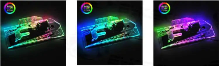 RBW Light (5V 3pin) Bykski водный блок подходит для Gigabyte AORUS RTX2080 XTREME 8G, медный радиатор для Gigabyte AORUS RTX2070 XTREME, N-GV2080AORUS-X - Цвет лезвия: RBW Light (5V 3pin)
