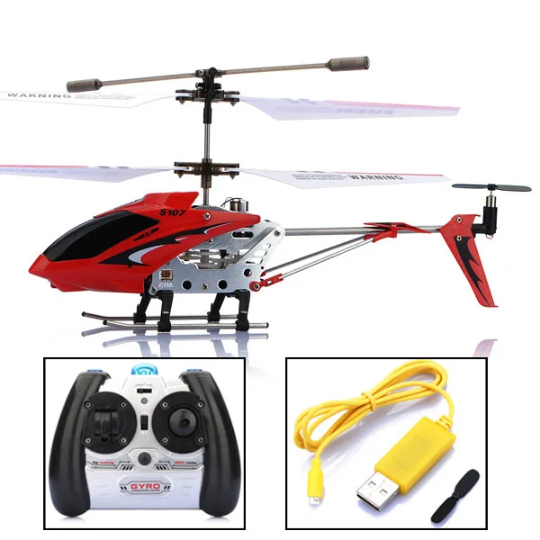 Syma S107G S107 3.5CH RC вертолет с гироскопом радио управление металлический сплав Fuselage R/C вертолет игрушки