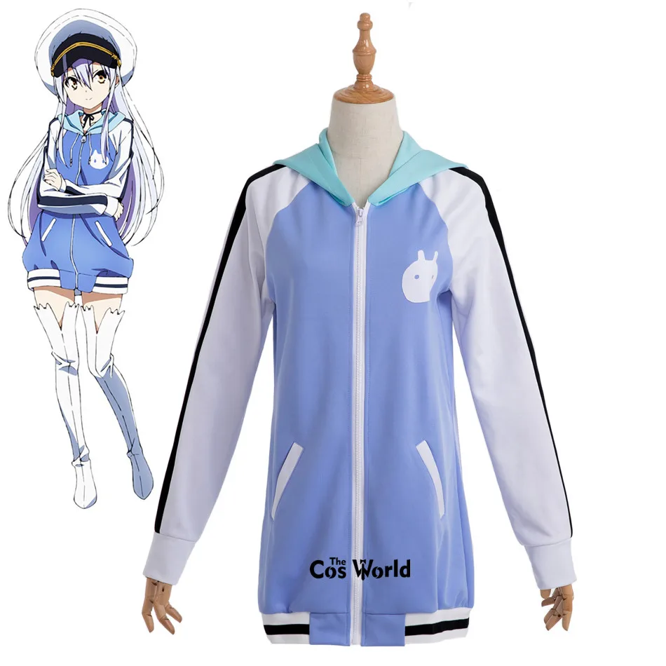 

ISLAND Ohara Rinne Sport Suit Hoody Hoodie Coats Jackets Sportswear Uniform Outfit Anime Cosplay Costumes
