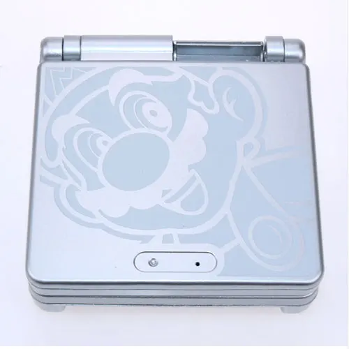 ChengHaoRan мультфильм ограниченное издание Полный Корпус для nintendo Gameboy Advance SP для GBA SP игровая консоль чехол - Цвет: Silver Mario