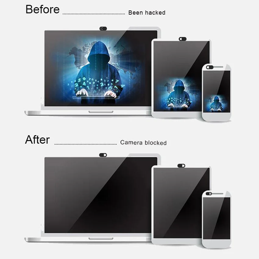 3 шт. крышка для камеры WebCam Shutter Magnet Slider из пластика для защиты конфиденциальности на ноутбуке, iPad, ПК, Mac и планшете.