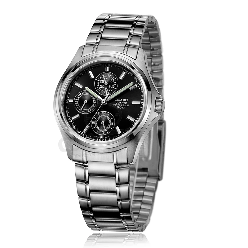 CASIO Часы 2016 Мужская Мода casualwatches Для мужчин кварцевые часы человек Relogio masculino MTP 1246D