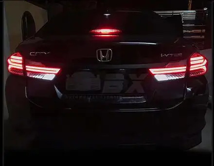 Автостайлинг задние фонари для Honda City 2014-2018 светодиодные противотуманные фары DRL
