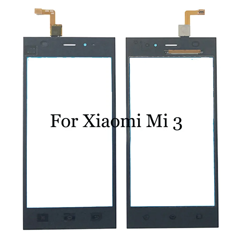 Сменный ЖК экран для xiaomi Mi3 черный фронтальный стеклянный объектив + дигитайзер