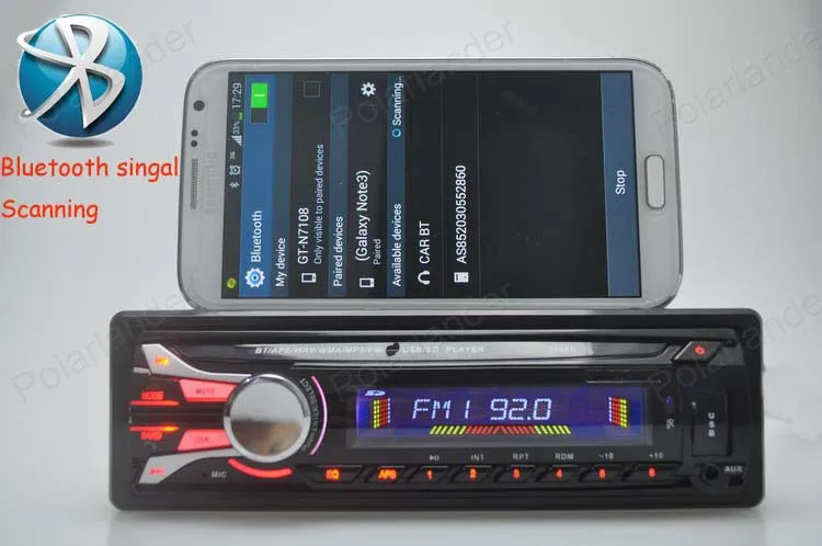 Автомобильный радиоплеер, MP3 FM/USB/1 Din/пульт дистанционного управления/USB порт 12 V автомобильная аудиосистема Steoro Автомобильный MP3, Съемная передняя панель, новинка