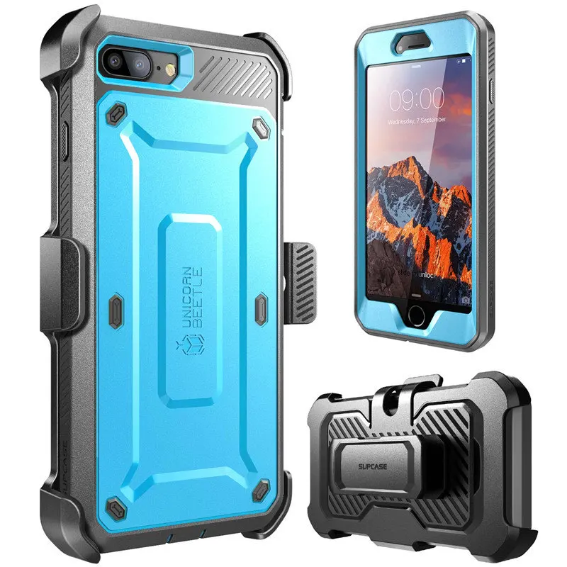SUPCASE чехол для iphone 8 Plus UB Pro Series полная прочная кобура Защитная крышка со встроенным протектором экрана