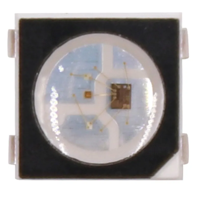 Фото 1000 шт. WS2812B (4 pin) 5050 SMD WS2812 индивидуально адресуемых Цифровой RGB LED чип 5 В ws2812b 2812