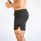 Шорты мужские спортивные до середины икры, модные повседневные Джоггеры для фитнеса и бодибилдинга, облегающие пляжные короткие штаны для воркаута, лето