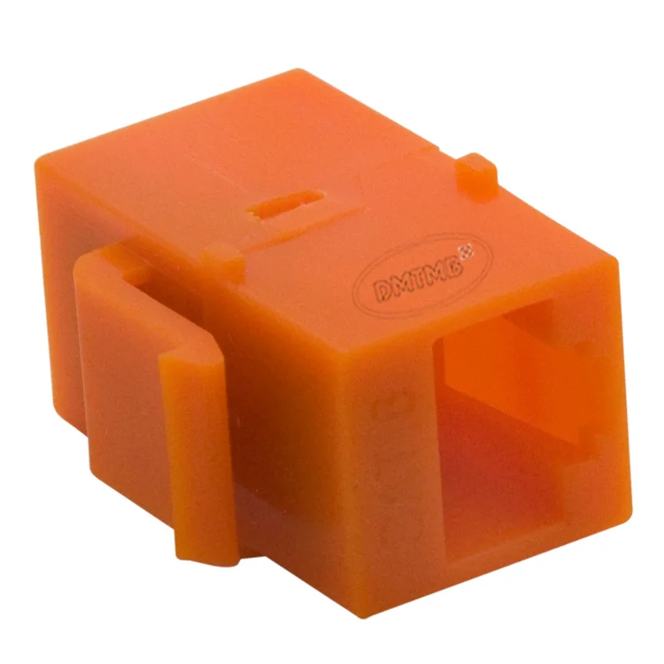 

keystone CAT6 1000M RJ45 with orange color