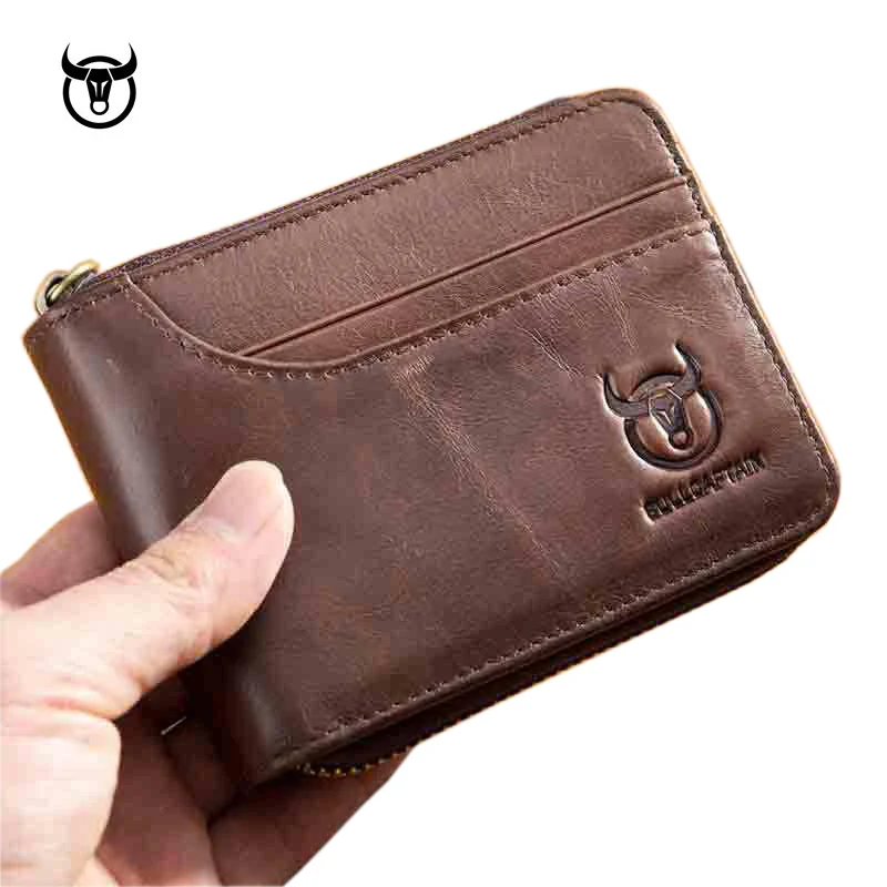 Brand Genuine Leather Men Wallets Short Coin Purse Small Retro Wallet Cowhide Leather Card Holder Pocket Purse Men Wallets contact s fashion genuine leather women wallet small standard wallets coin bag brand design lady purse card holders red brown