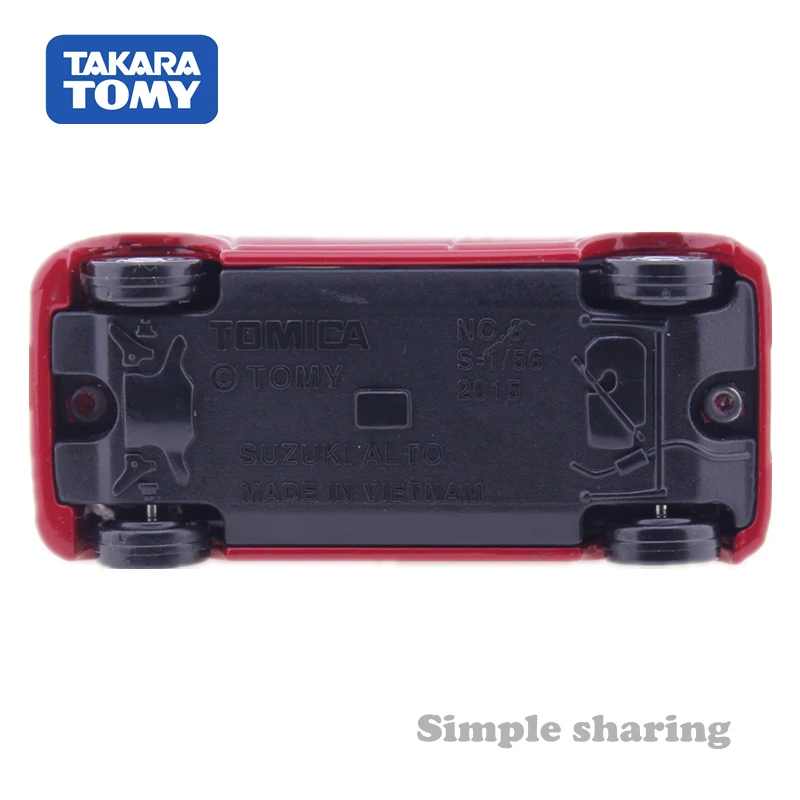 Набор моделей Takara TOMY Tomica No.8 модель SUZUKI ALTO 1/56 миниатюрная игрушечная машинка для