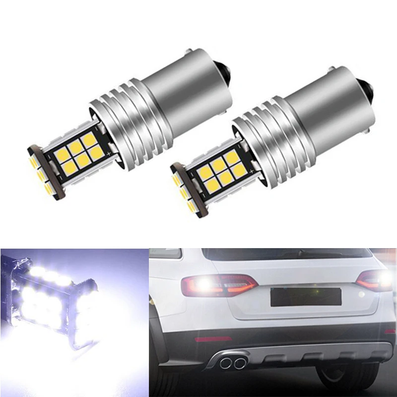 DOTAATDW 2x высокое Мощность P21W BA15S 3030SMD светодиодный резервная копия светильник лампа