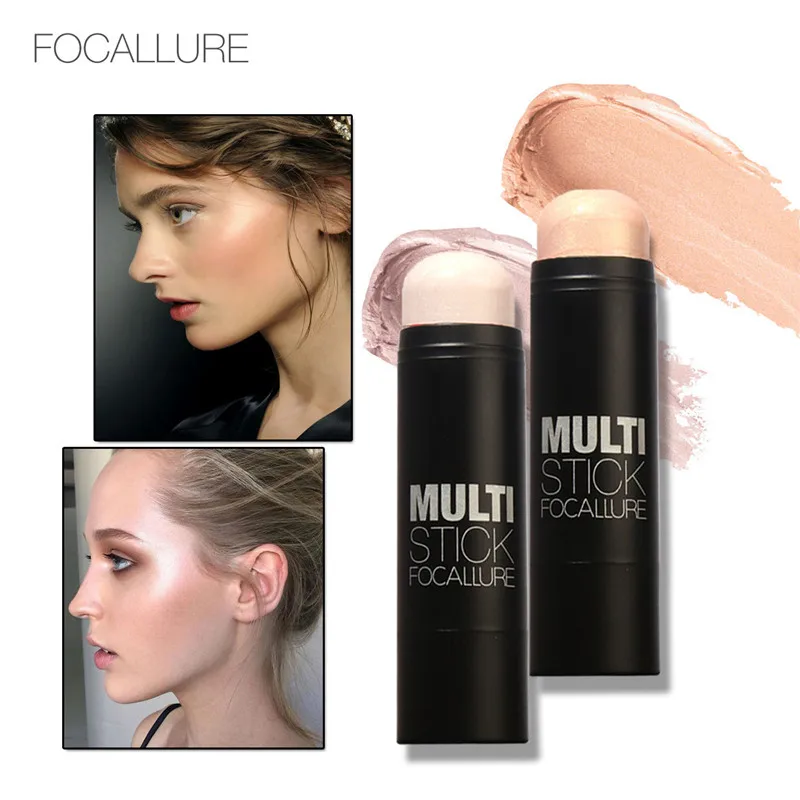 2018 new FOCALLURE Face Makeup Foundation Stick Concealer Creamy Perfect Cover Oil-control Smooth Base Blusher Sticke | Красота и
