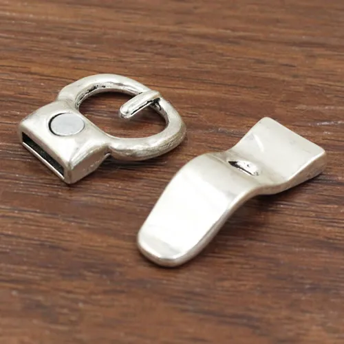 5 компл./лот античное серебро магнитная застежка-лобстер для ожерелья крючки