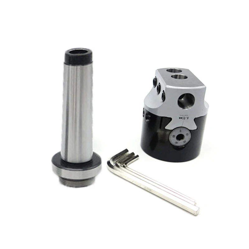 

1set Morse draw bar MT4 +2Inch 50mm boring head Universal Usage F1 With Morse Taper Shank adapter For Lathe Milling Tool