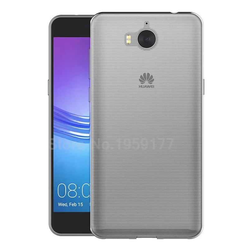 MODAZONGYE оригинальный мягкий прозрачный чехол Huawei Y6 2017 силиконовая задняя крышка