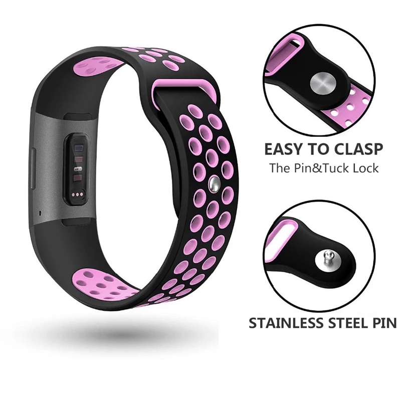 Сменный силиконовый ремешок для Fitbit Charge 3 новинка 2018 умный браслет аксессуары