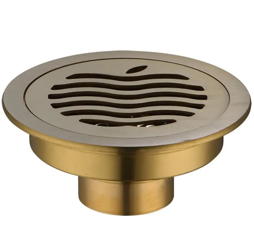 угловой 15х15 см гидрозатвор ис. решетка для трапов круглая 185мм. 02. Antique brass drain. трап для душа круглый.