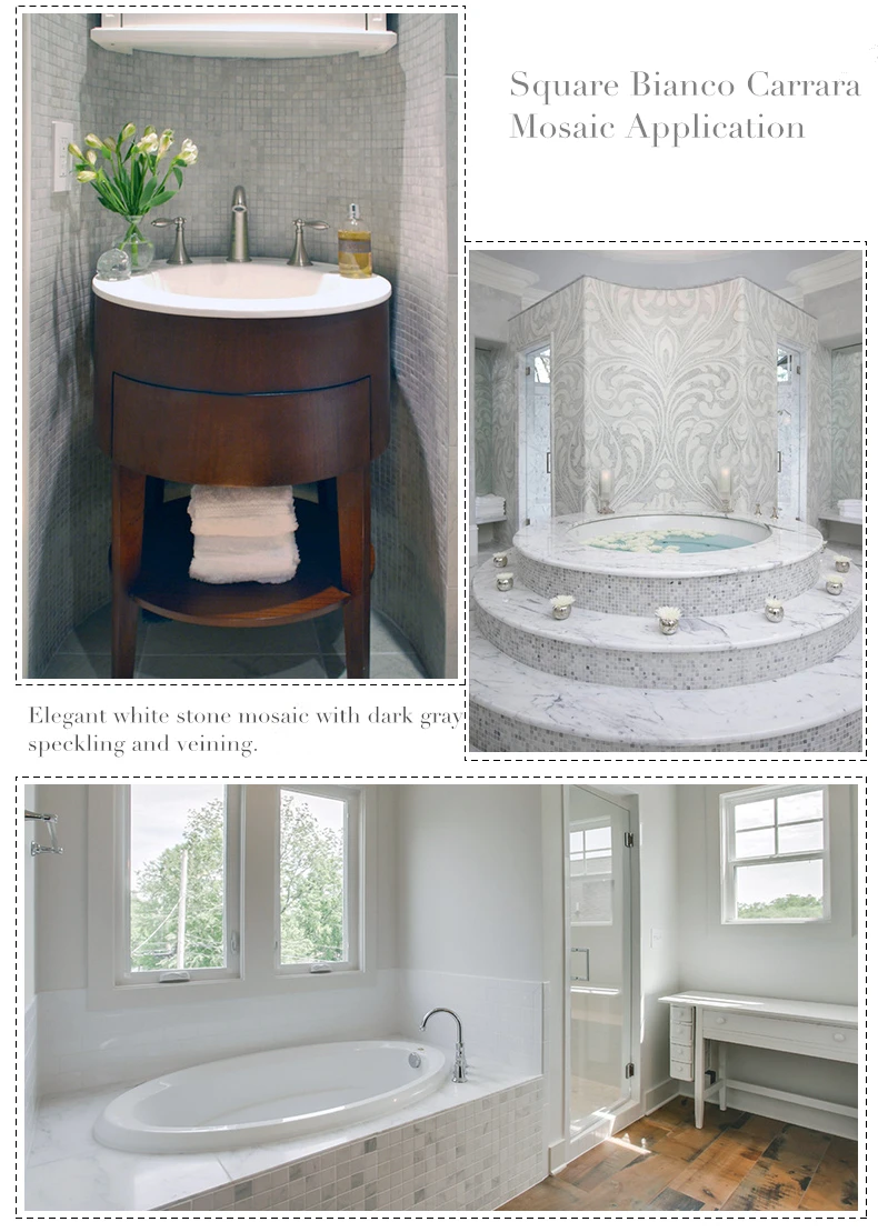 Мраморная плитка из каррарского мрамора для домашнего ремонта кухонный