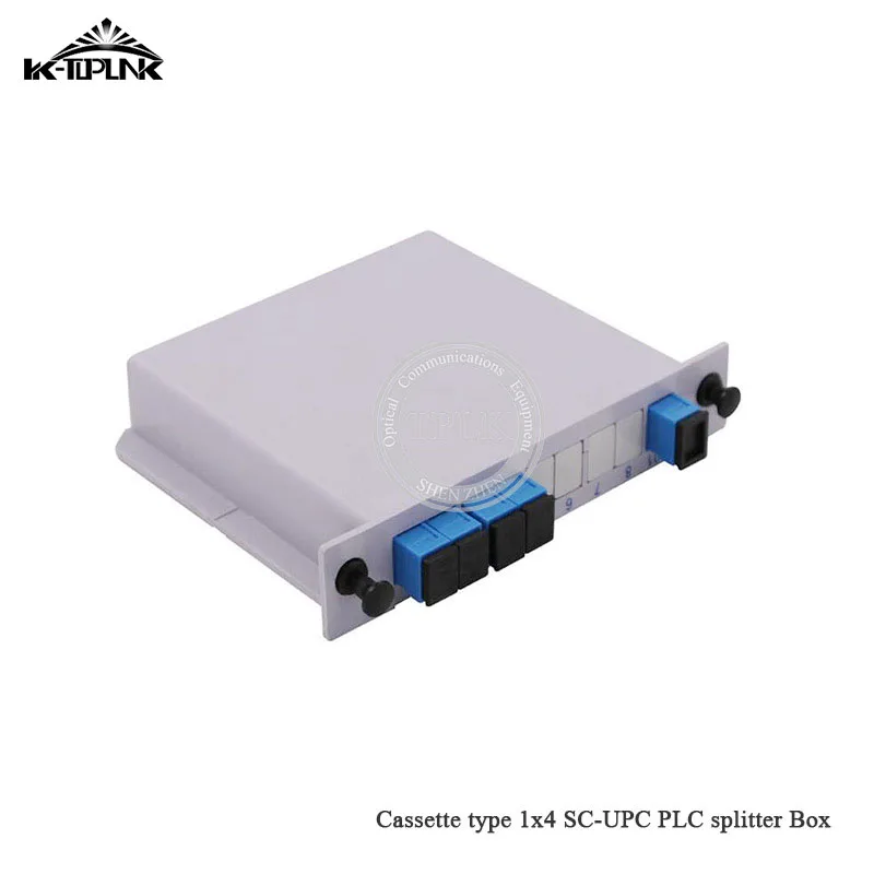 1*4 SC UPC PLC сплиттер кассета коробка Сплиттер Волоконно оптическая карты Модуль