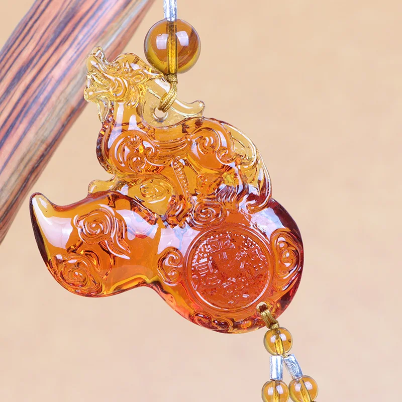 Новый тип страховки мира Висячие части автомобиля кристалл PI xiu gourd автомобильные