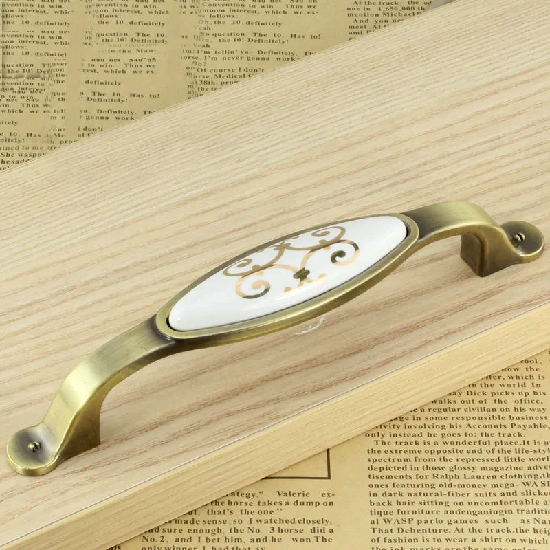 Старинная садовая металлическая ручка для шкафа размером 128 мм (C.C: 160 мм)|handle sliding