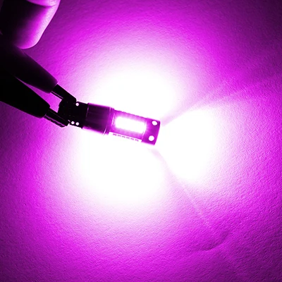 Розовый W5W лампы T10 светодиодный 4014 30 SMD линзы лампы 194 168 светодиодный Canbus без ошибок автомобиля светодиодный свет просвет светлый купол DC 12 V Светодиодный светильник 2 шт - Испускаемый цвет: Розовый
