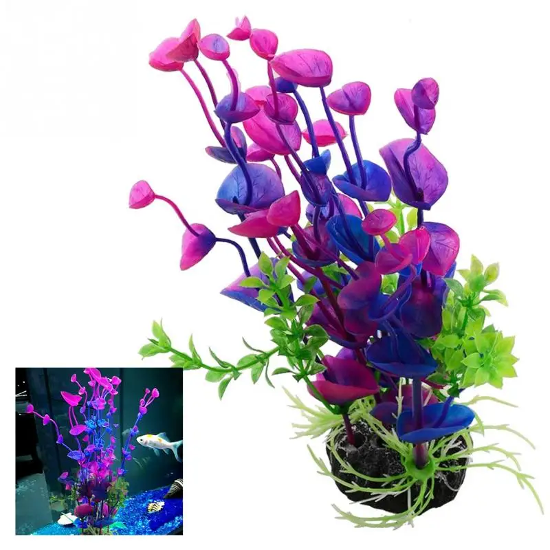 Аквариум озеленение моделирование водные растения Украшение Цветок Имитация