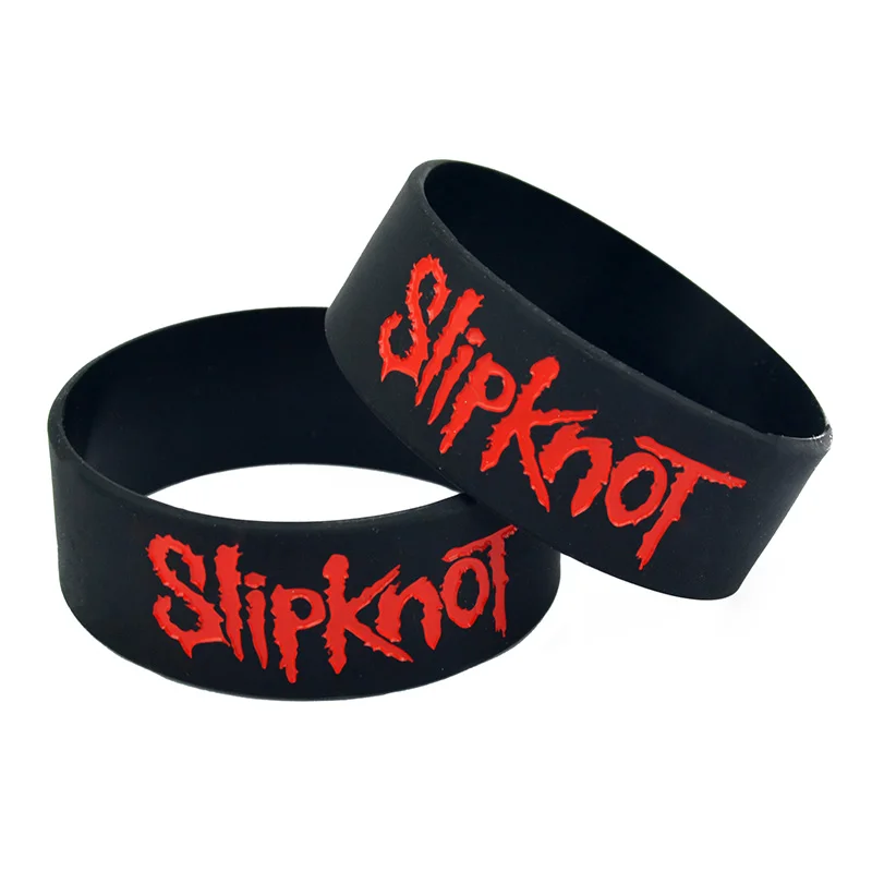 1 шт Debossed Slipknot силиконовый браслет для музыки конкер