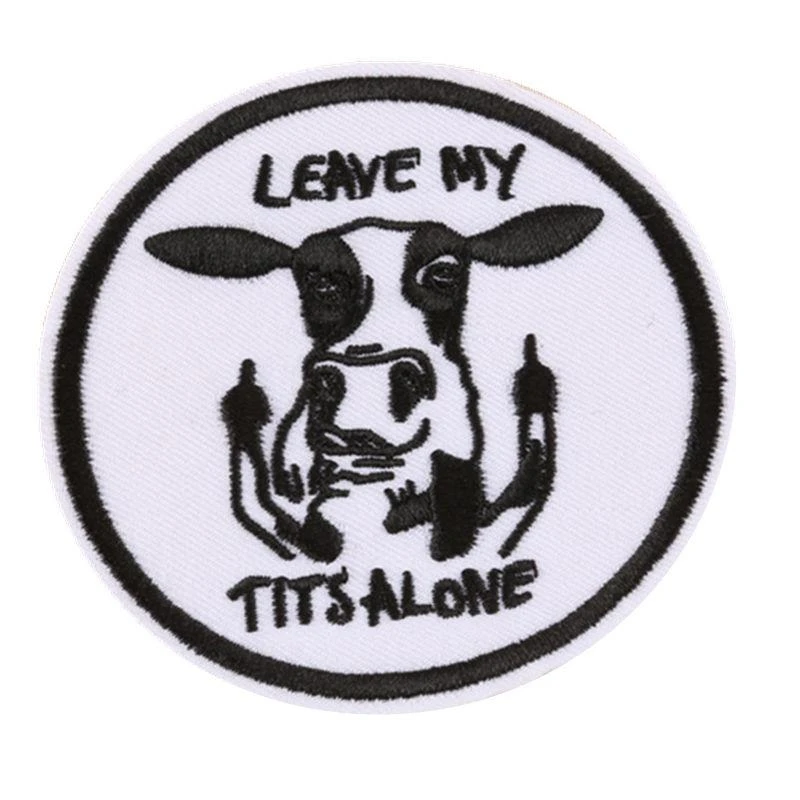 

Custom Embroidered Patch Iron-On/Sew On Applique Stickers Customize your own patch no MOQ