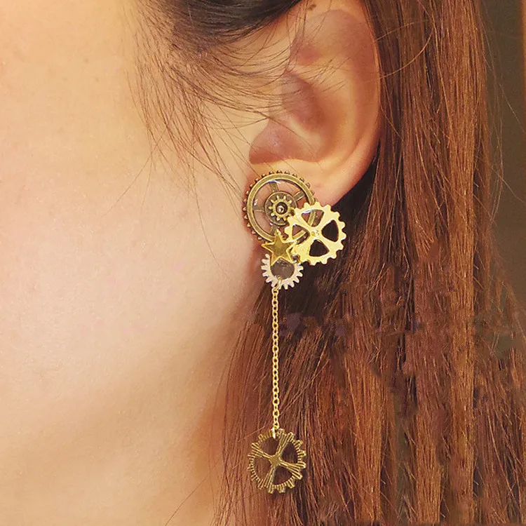 Новые серьги-гиперболы в стиле ретро альтернативное снаряжение серьги двойного