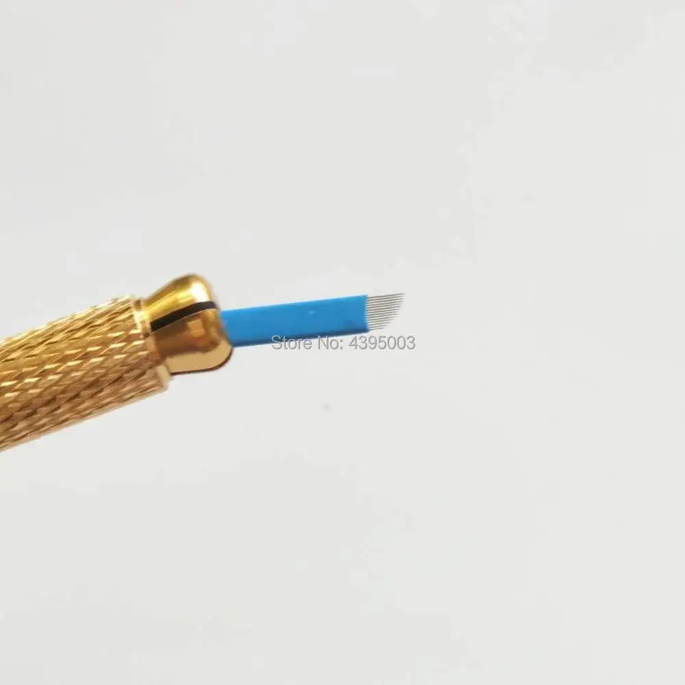 100 штук 0 20 мм Flex пластин Tebori Flex/U формы pin иглы для микроблендинга ручной тату ручки