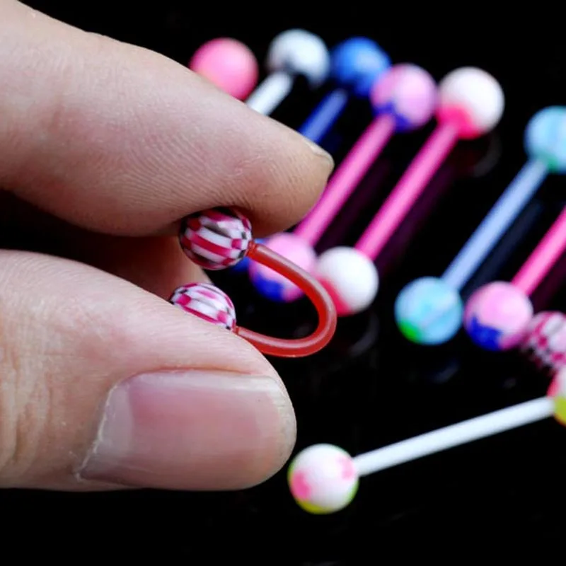 Украшения для пирсинга в виде акриловых шариков женщин 10 шт. |