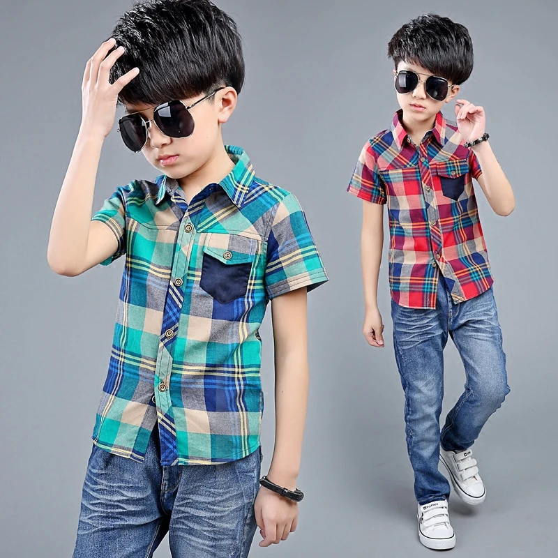 2017 новая детская спортивная одежда рубашка с короткими рукавами для мальчиков